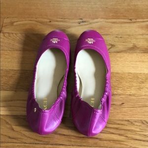 Coach magenta flats